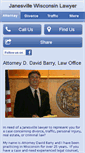 Mobile Screenshot of janesville-lawyer.com